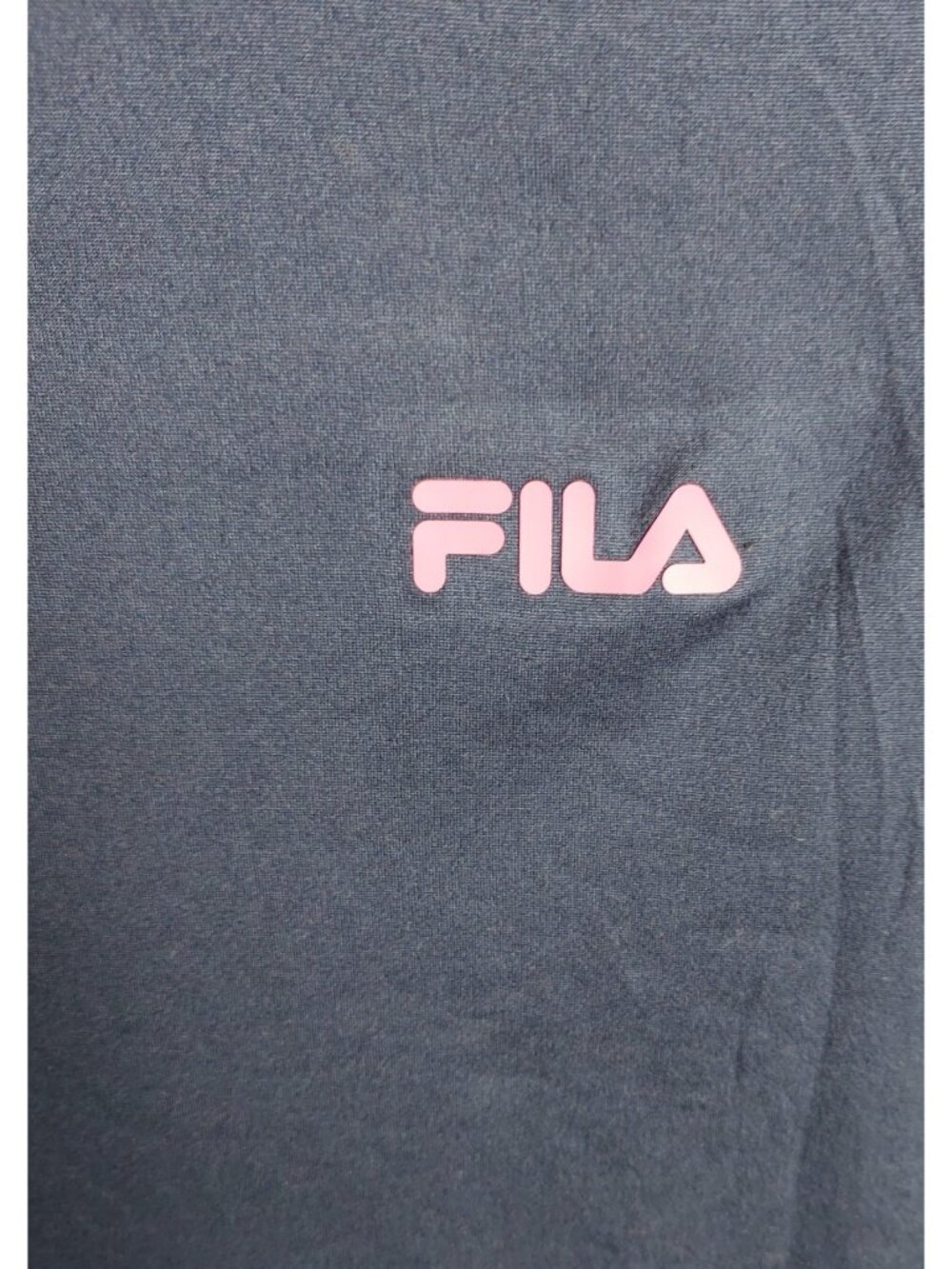 FILA XL 14/16 Performance Athletic Top Stretch Poly Spandex Activewear Black - Picture 5 of 8